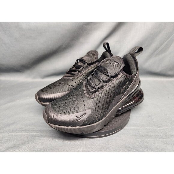 Nike Boys Air Max 270 (GS) Sneakers Mesh Triple Black Size 6Y NEW NO BOX! - Picture 4 of 11